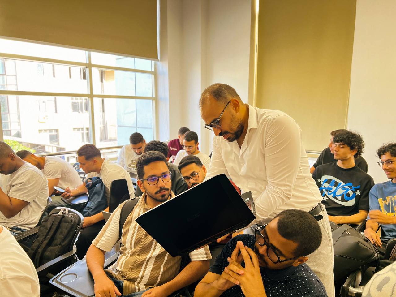 Hands-on AI Builder cohort in Mansoura training lab